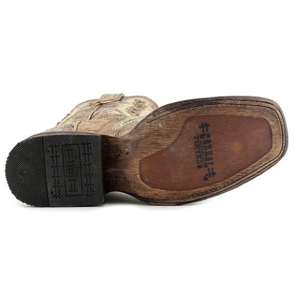 New Corral Metallic Brown Crystal Cowgirl Boots - Picture 4 of 5